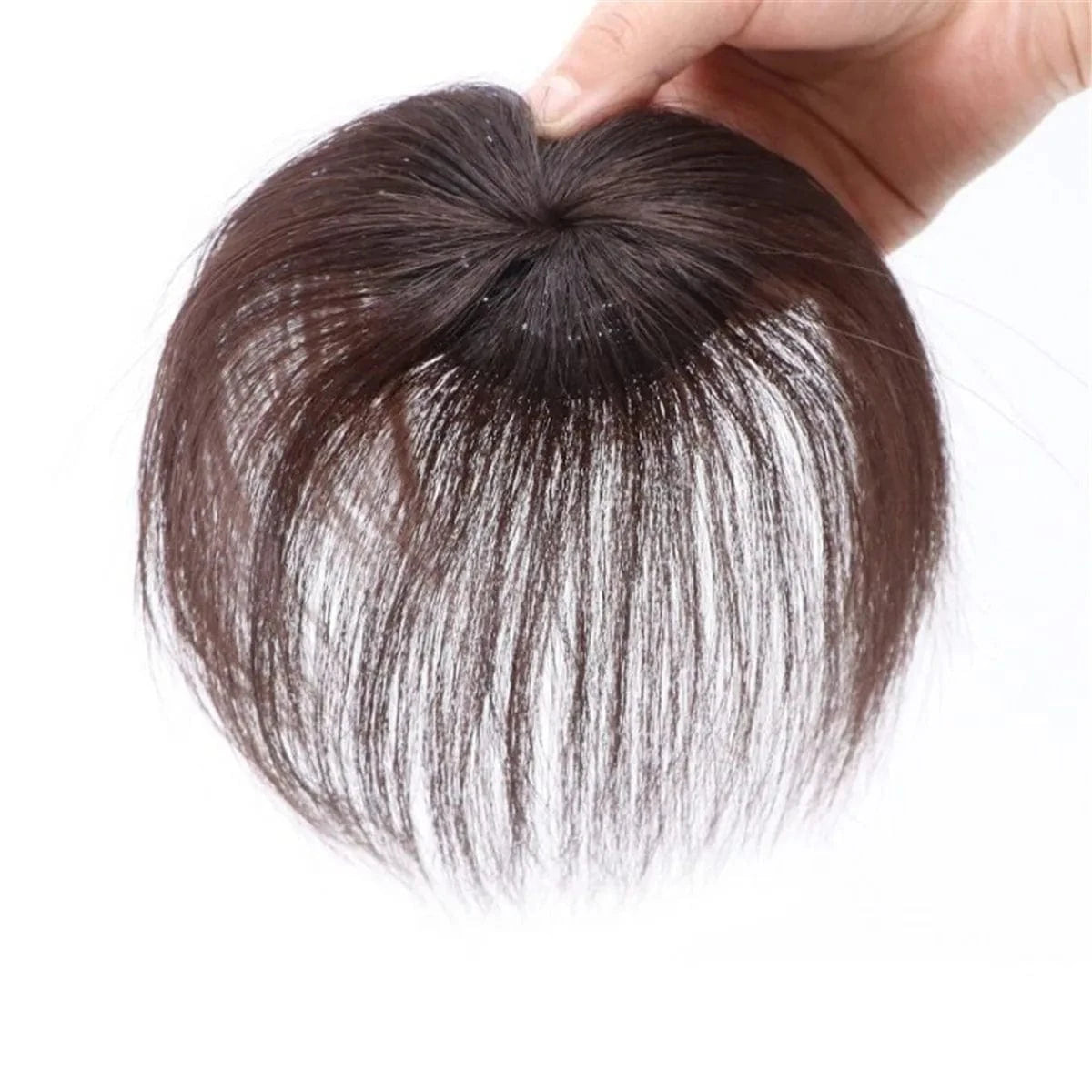 Women Clip In 100% Remy Human Hair Hairpiece Silk Top Closure Topper Wigs Toupee