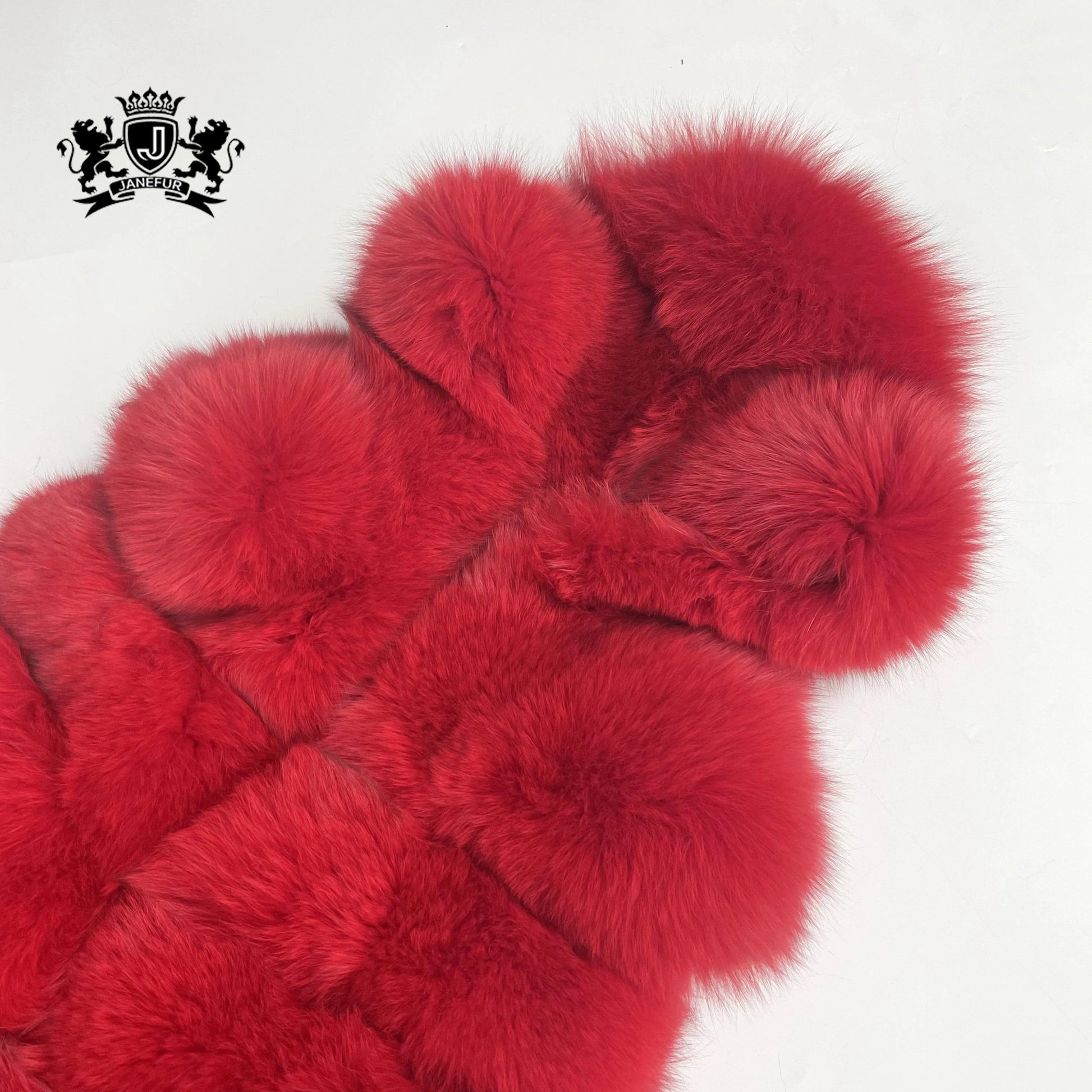 Women Fashion Comfortable Luxury Fox Fur Vest Long Loose Plus Size Ladies Hooded Plush Genuine Fox Fur Waistcoats