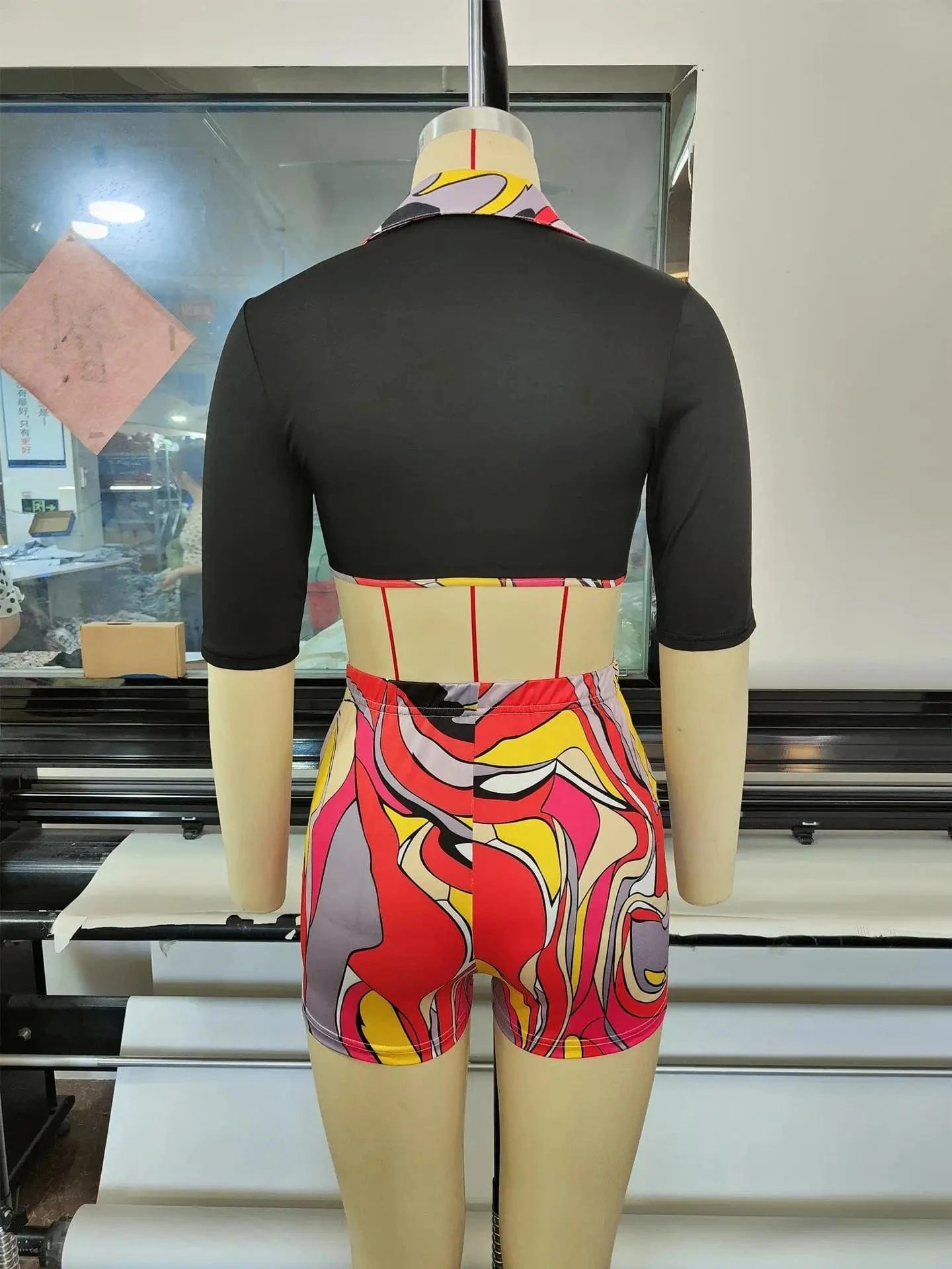 Women Going Out Outfits Summer Shirt Top and Shorts Set 2 Piece Set Women Shorts Set Summer Crop Top 2 Piece Women