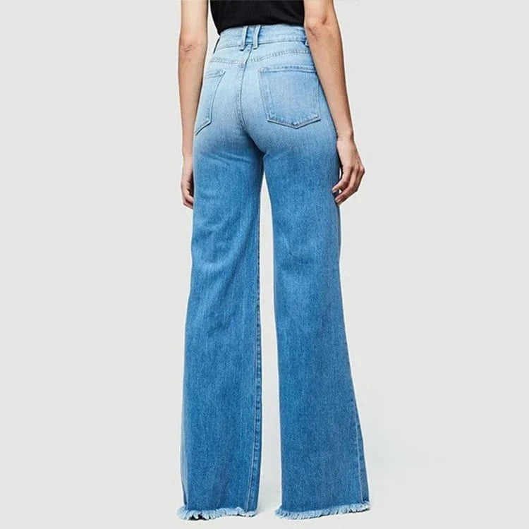 Women Lady Girls  Hot Sale   Fashion 2024 Summer  elegant Denim pants micro-pants Mid-waist women's jeans