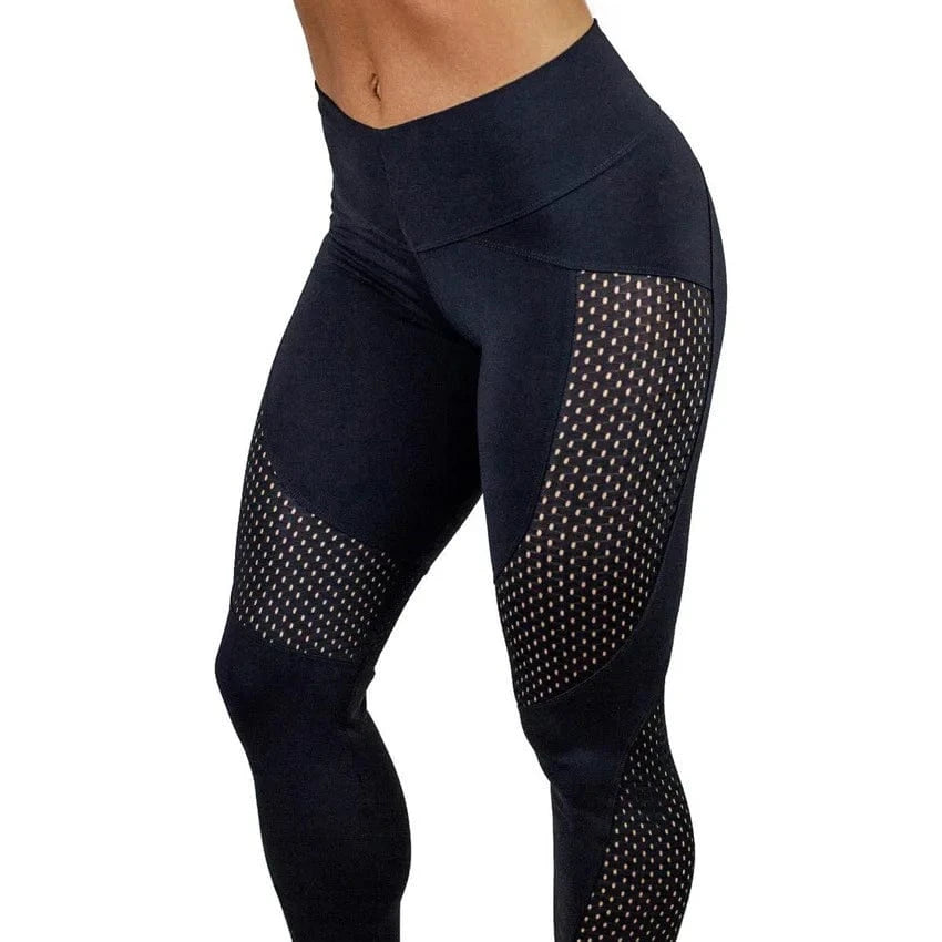 Women New Quick-Dry Mesh Yoga Pants S-3XL Sports Fitness Running Yoga Pants Gym Pants Leggings