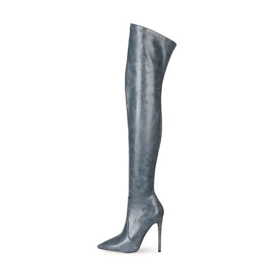 Women's Boots Cowgirl Boots Plus Size Stilettos Winter Boots For Women Shoes Stretch Women High Heel Shoes