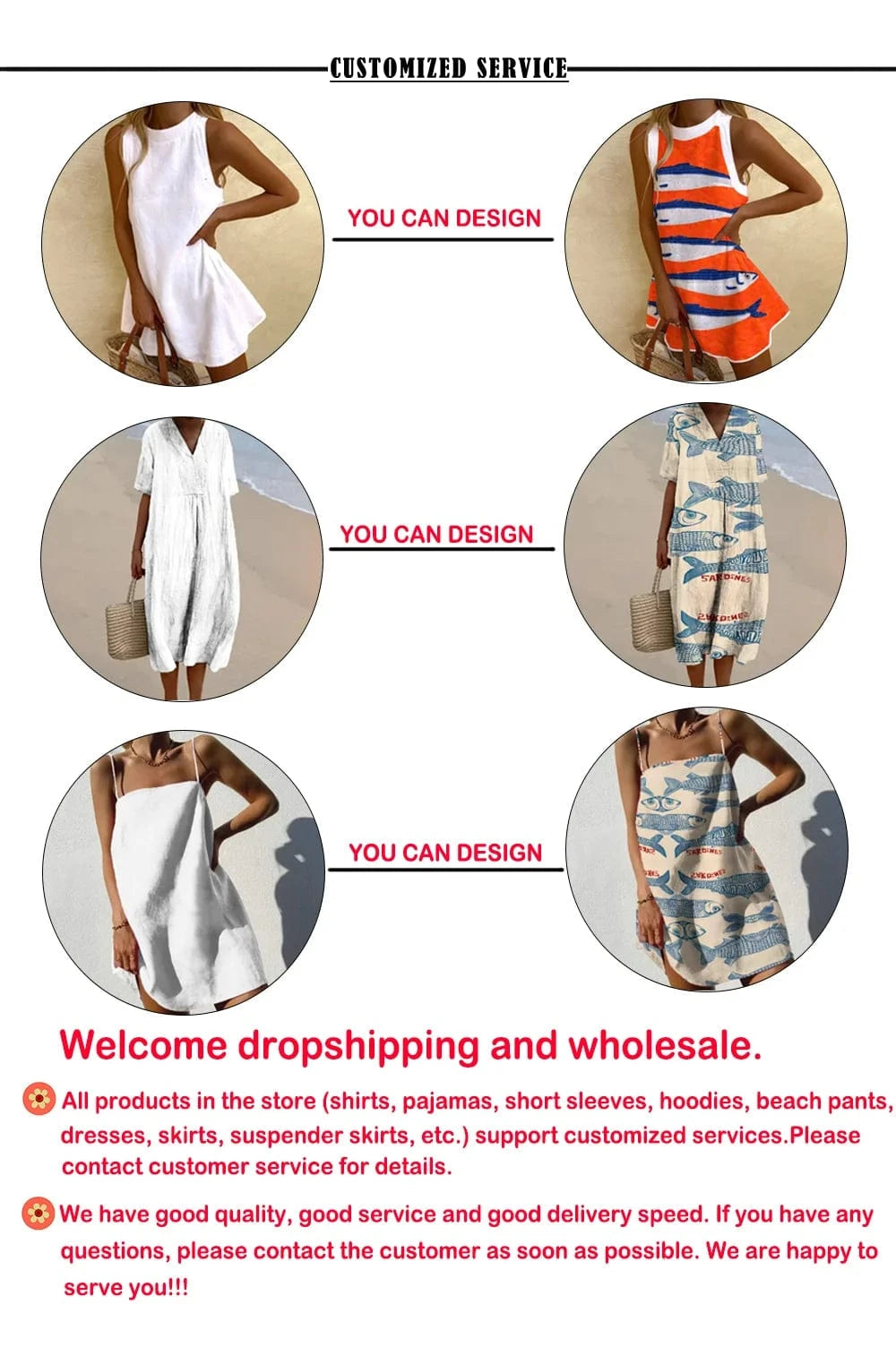 Women's Casual V-Neck Shirt Ethnic Style Color Fashion Beach Dress New High Quality Soft Jumper Summer Chic Top