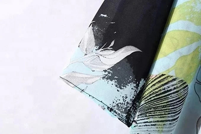 Women's Floral Chiffon Kimono Cardigan Blouse Beach Cover up Kimono