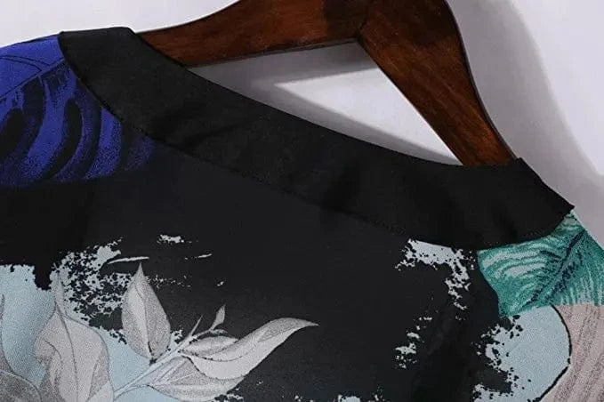 Women's Floral Chiffon Kimono Cardigan Blouse Beach Cover up Kimono