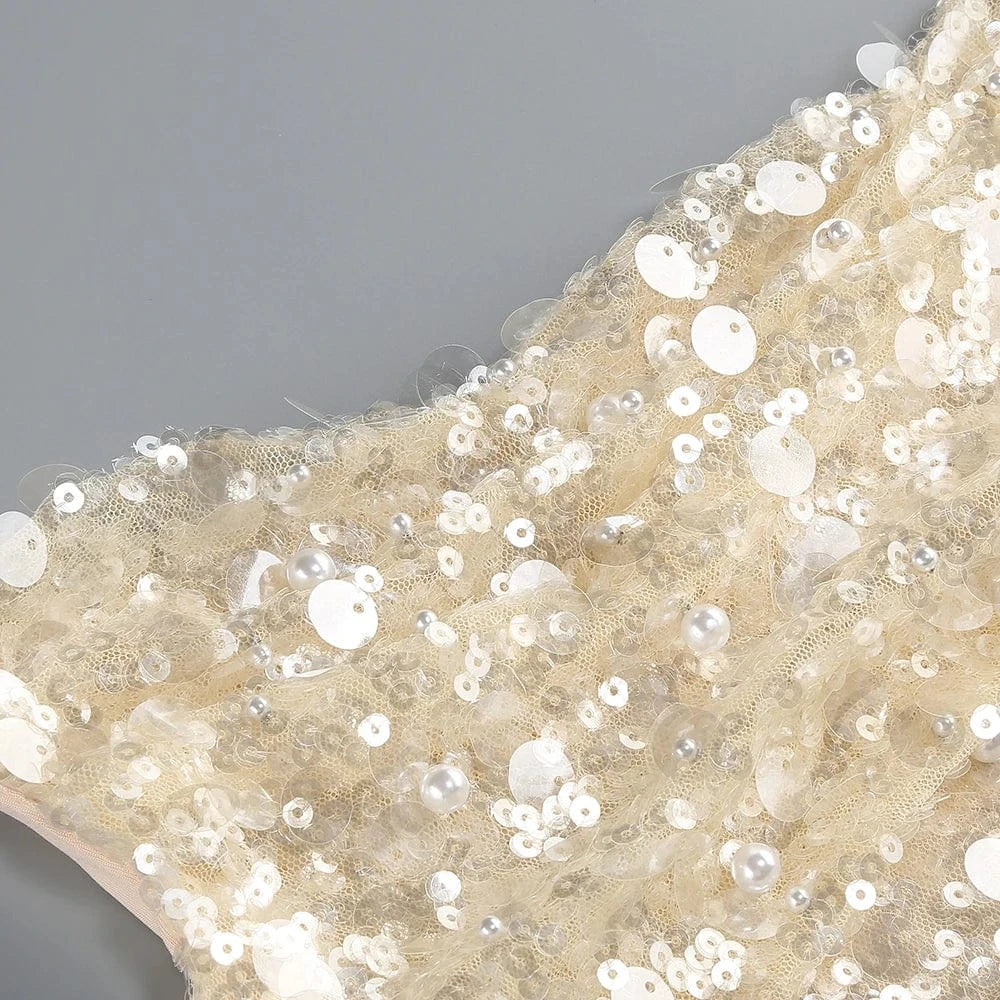 Women's In Vogue Elegant and Sexy Suspenders Backless Fishtail Slimming Floor-Length Dress Luxurious Evening Party Dress