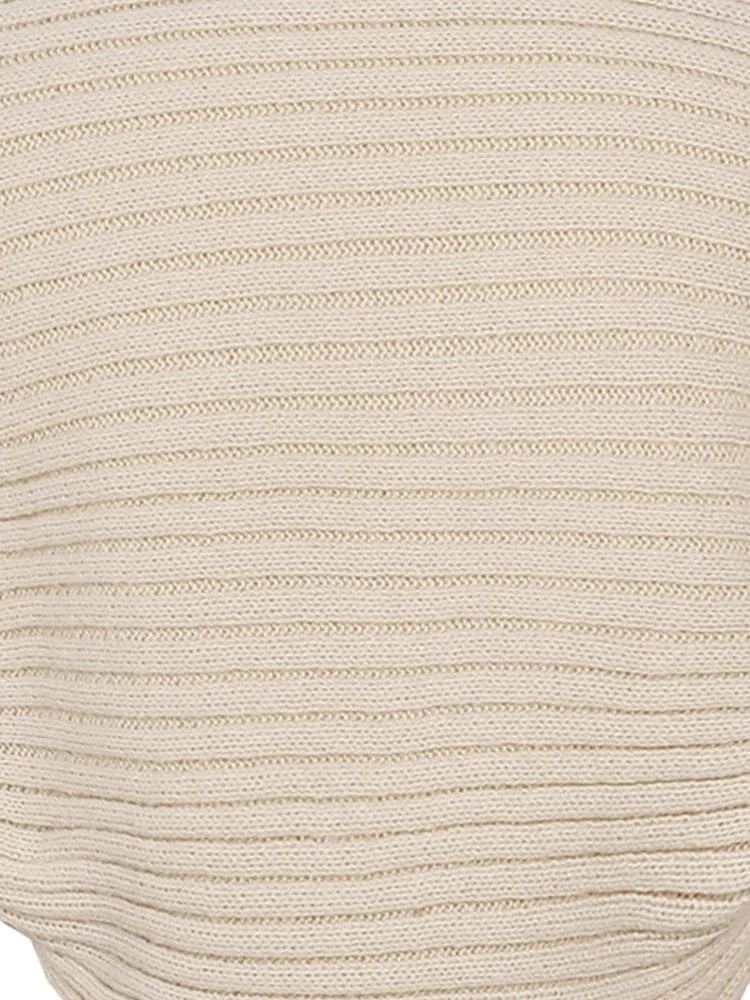 Women's Loose Sweater Cropped Cardigan Women High Stretch Long Sleeve Solid Colour Rhombus Stripe