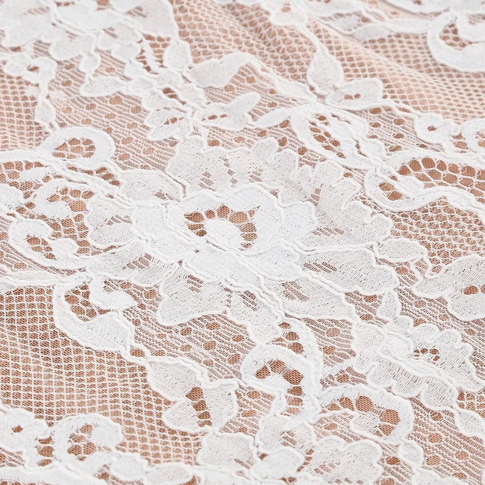 Women's Maxi Lace Cut Out Long Dress Sexy Backless High Split Long-Sleeves Deep V-Neck Celebrity Slim Party Wedding Morning Gown