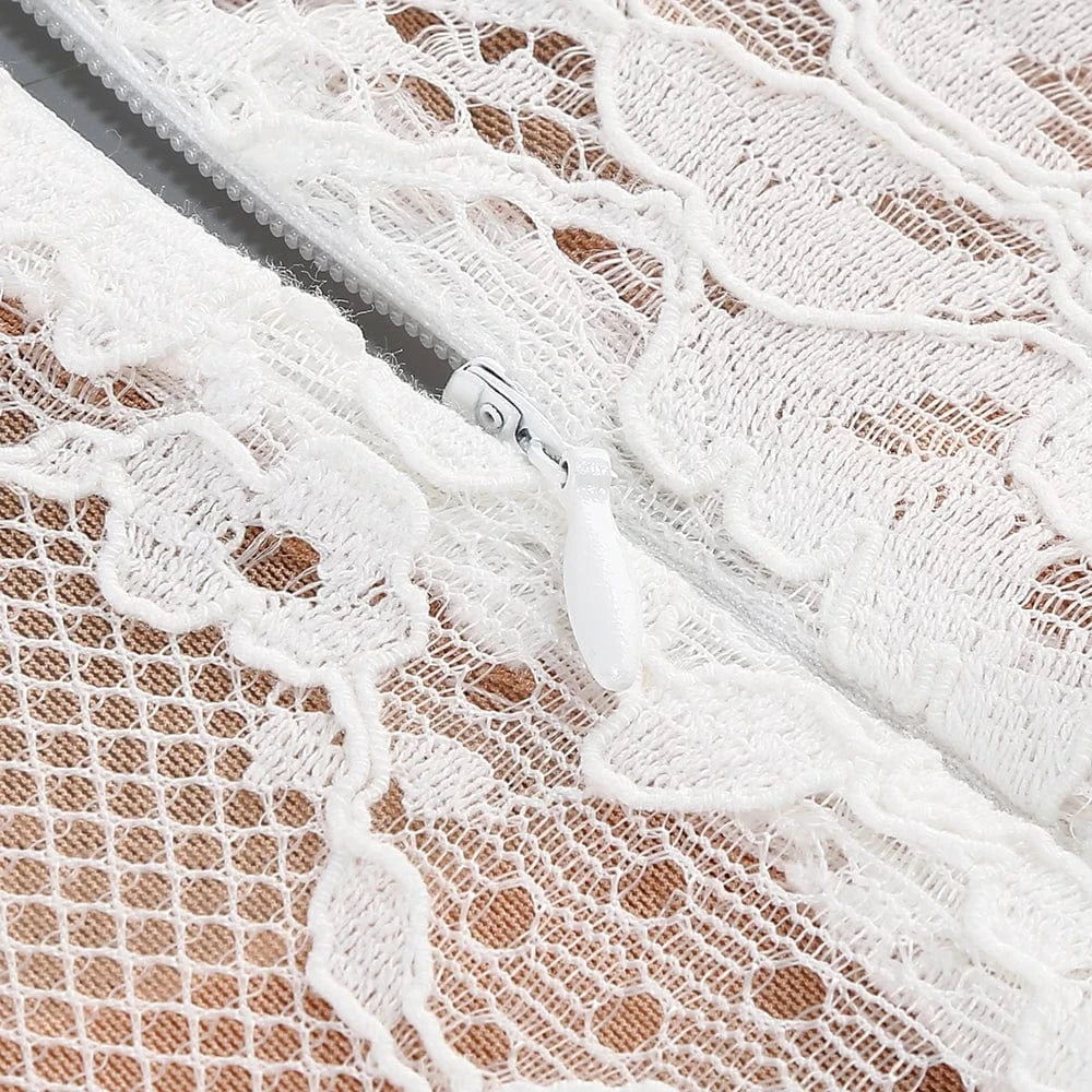 Women's Maxi Lace Cut Out Long Dress Sexy Backless High Split Long-Sleeves Deep V-Neck Celebrity Slim Party Wedding Morning Gown