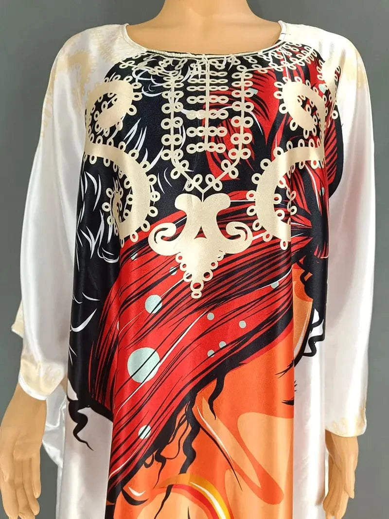 Women's Print Maxi Dress Plus Size