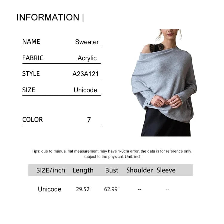 Women's Ribbed Knit Jumper Set Casual Bat Sleeve round Neck Simple Versatile Autumn Winter Knitwear 2024 New Headwear Included