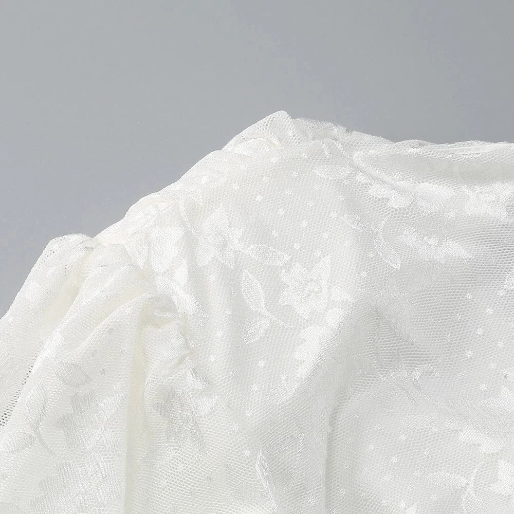 Women's Sexy Lace Spice Girl Dress Haute Sense Hollow Out Irregular Pure Desire Dress Luxury Temperament Evening Party Dress