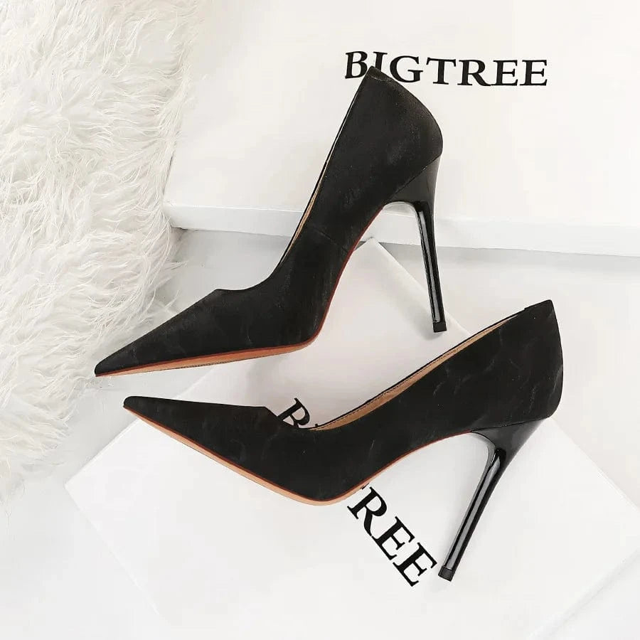 Women Shallow Point Toe Pumps Fashion High Heels Shoes Sexy Ladies Nightclub Stiletto Sandals