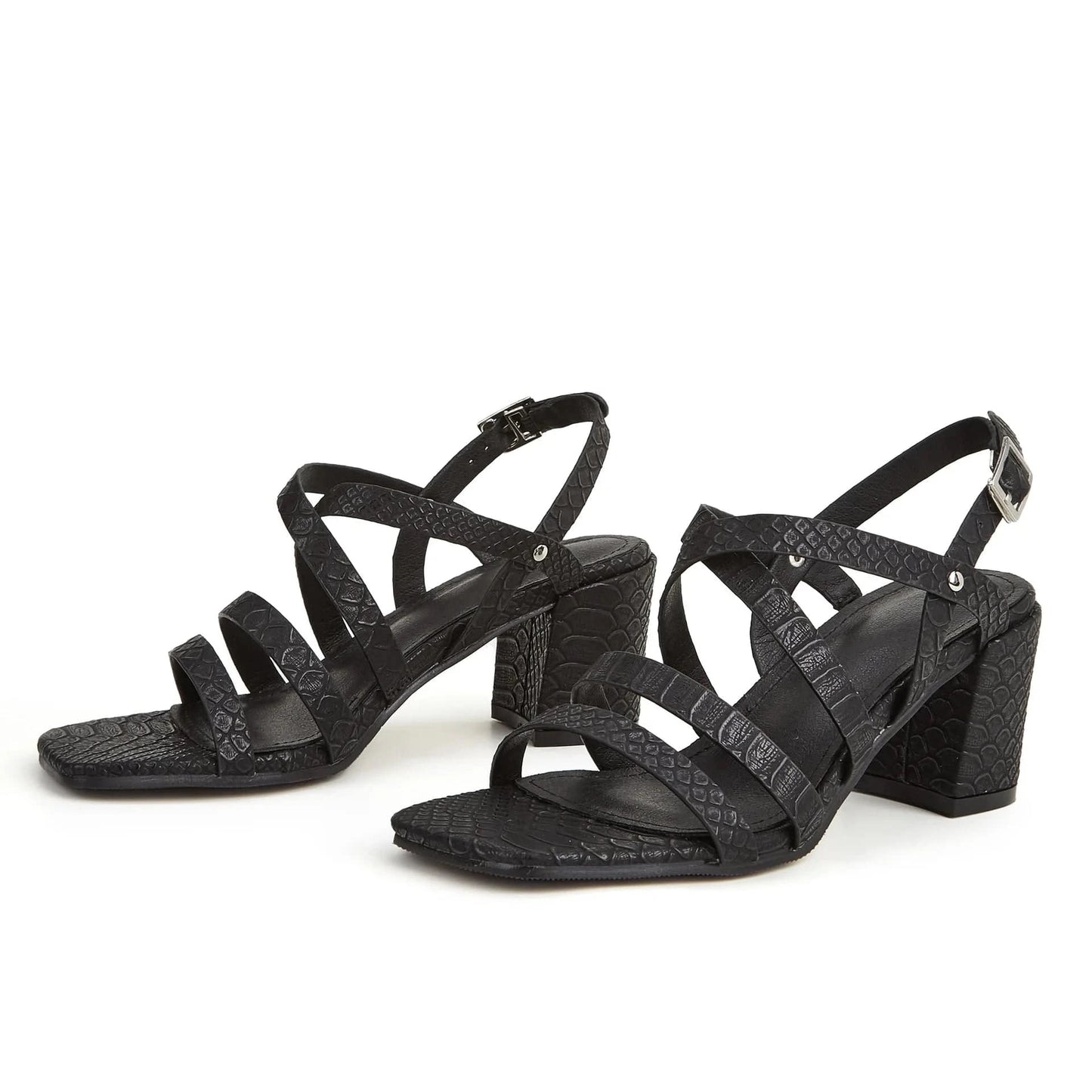 Women Summer Casual Block Heels Strappy Sandals Ladies Vintage Gladiator Peep Toe Ankle Strap Serpentine Sandals