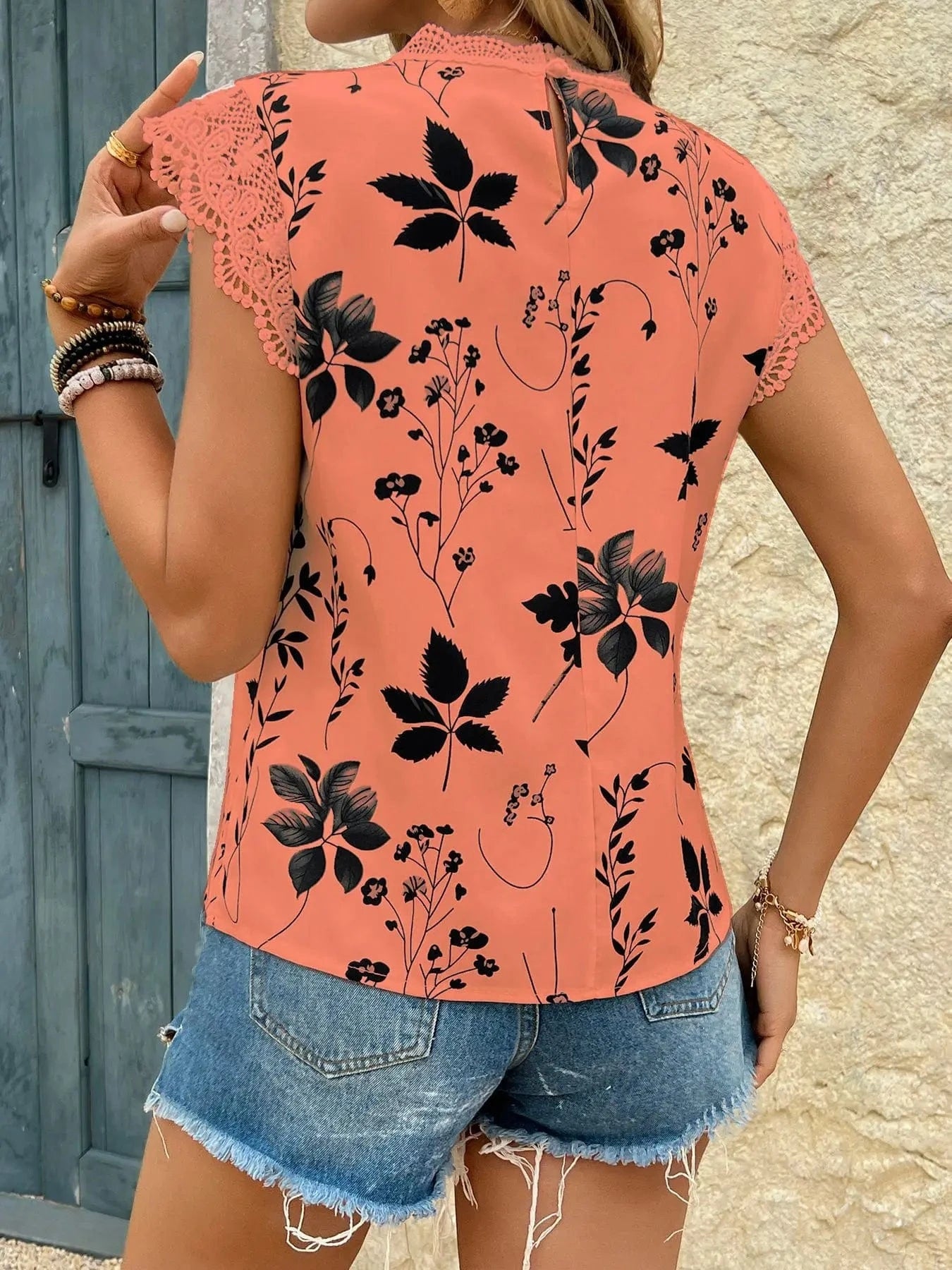 Women Summer New Lace Splicing Sleeveless Shirt Top Sexy Fashion Cami Tank Tops