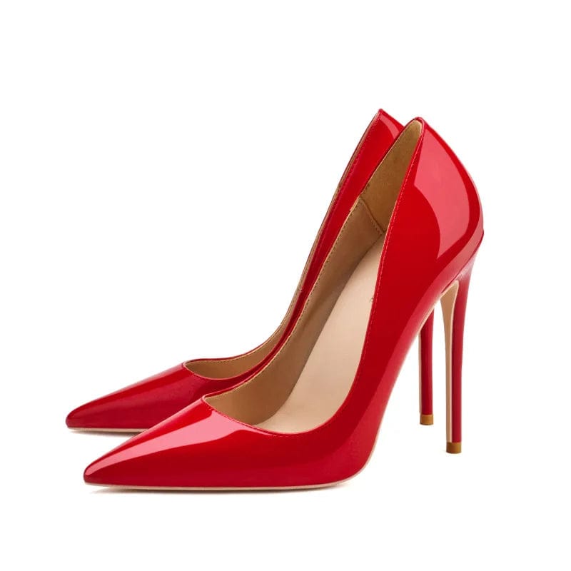 Women US10/EU42 / Red(8CM) Office Wear Size 33-46  Elegant Stiletto Pointed Toe Pumps Sexy Heels for Women and Ladies