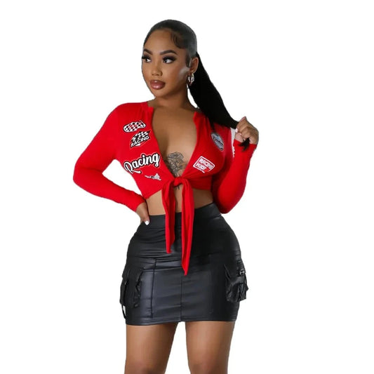 Women wwwxxxcom t shirt motorcycle & auto racing wear cropped t shirt for trending products 2024