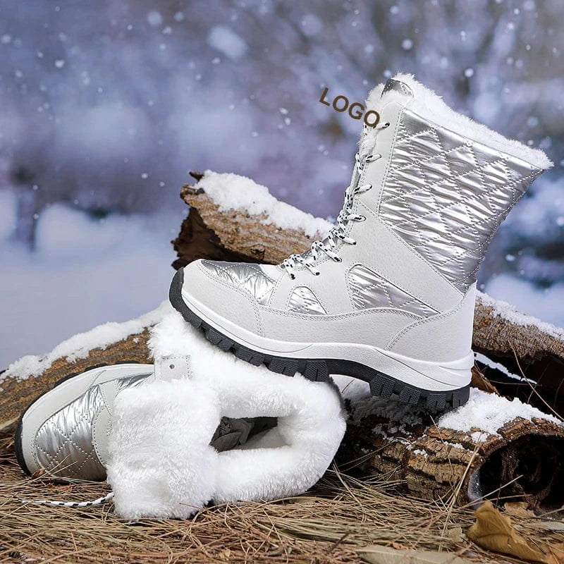 womens boots New Winter Short Platform botas Thick Cotton Padded Shoes Womens winter casual Shoes Snow Boots