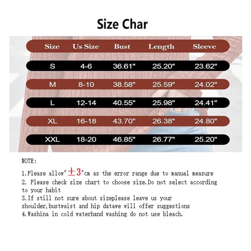 Women's Knitted Polo Collar Top Long Sleeve Six Color Striped Style - SN Wigs & More