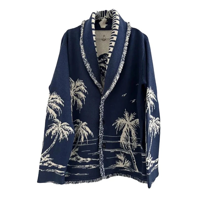 Women's Sweater + Tassel Trim V - Neck + Ethnic Style - SN Wigs & More