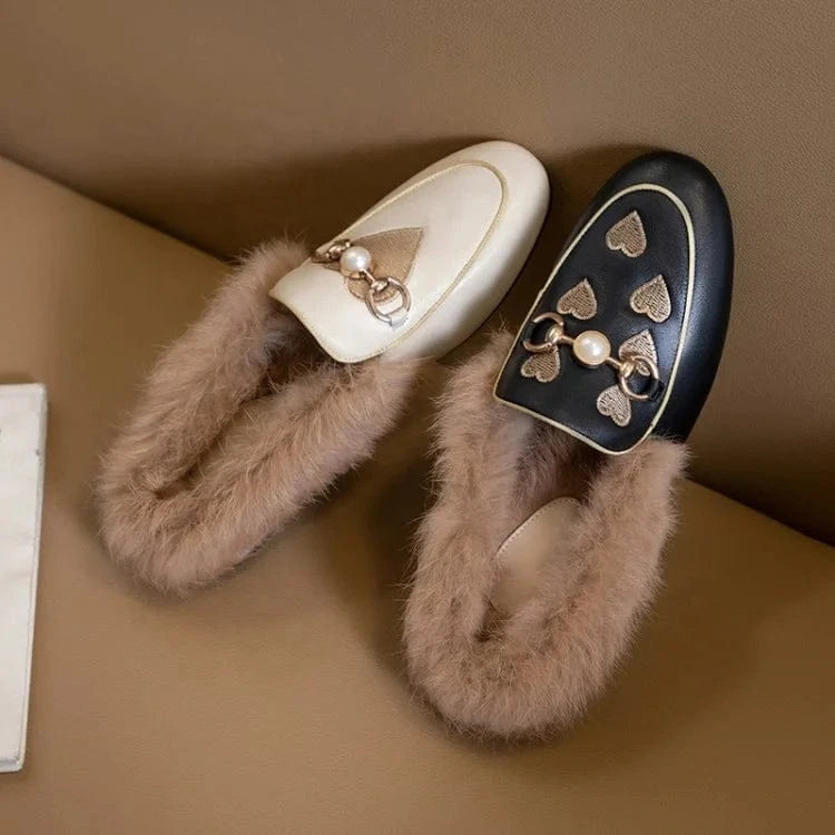 Woolen Sheep Wool Fur House Slides Slippers Slides Famous Brand Luxury Indoors Outdoor Winter for Woman Fashion Leather Summer