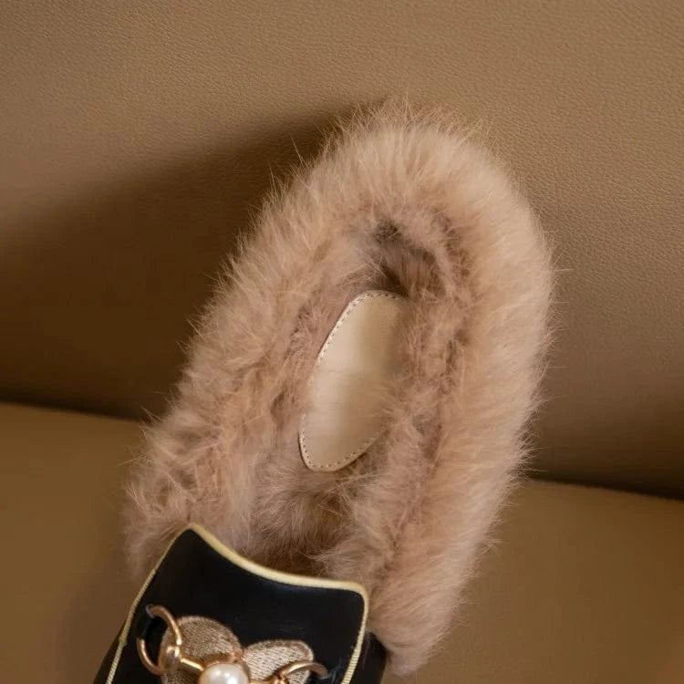 Woolen Sheep Wool Fur House Slides Slippers Slides Famous Brand Luxury Indoors Outdoor Winter for Woman Fashion Leather Summer