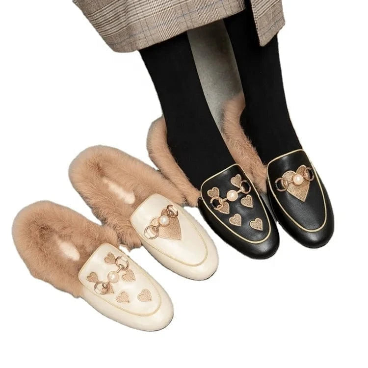 Woolen Sheep Wool Fur House Slides Slippers Slides Famous Brand Luxury Indoors Outdoor Winter for Woman Fashion Leather Summer