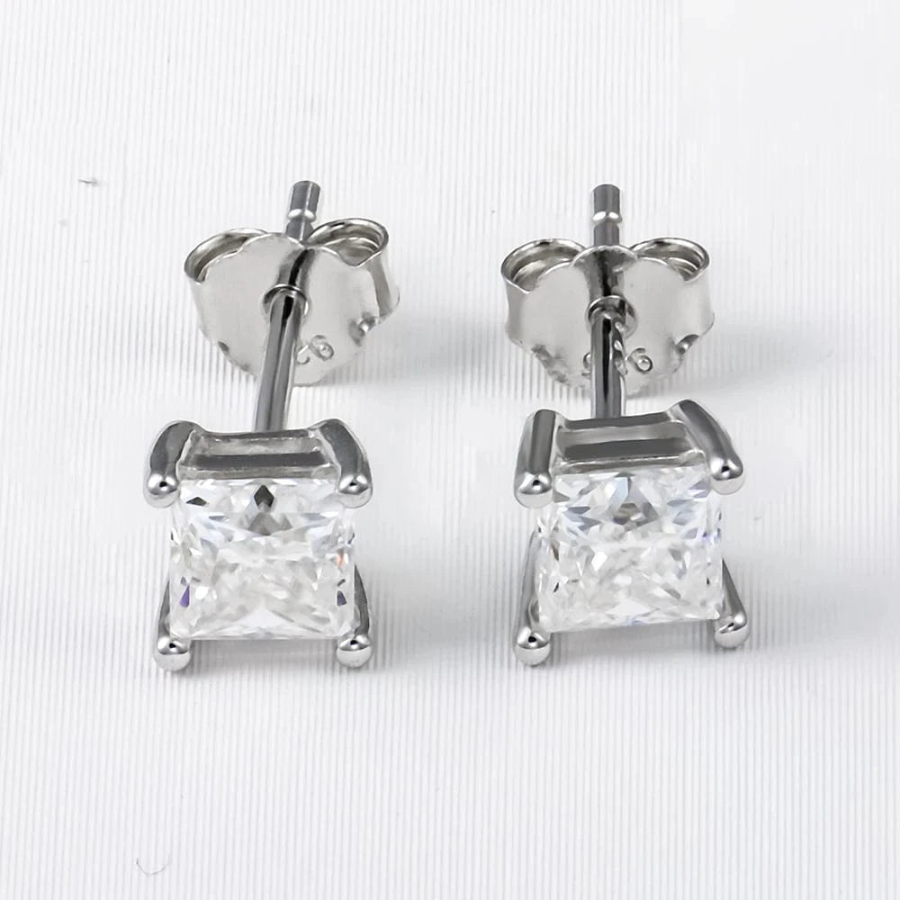 Xingyue Wholesale Moissanite stud Earring 925 Silver Fashion Stock Moissanite Earring Jewelry Women Cute gift party Jewelry