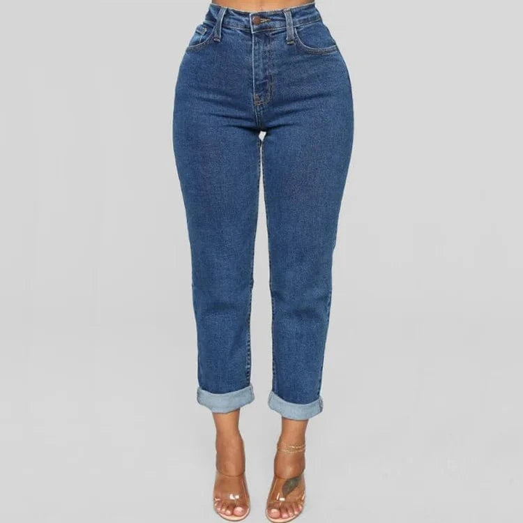XL / Blue Vintage Blue Straight Cut Jeans