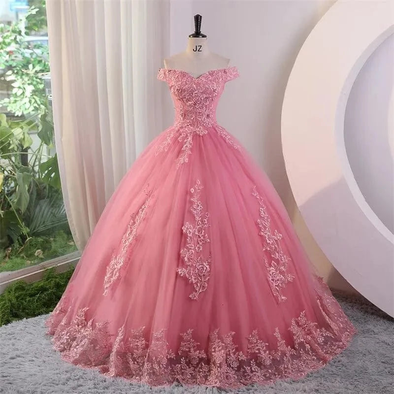 XS / Pink ecoparty 2024 New Evening Dress Women  Autumn And Winter Temperament Banquet Host Fairy Celebrity Slim Dress