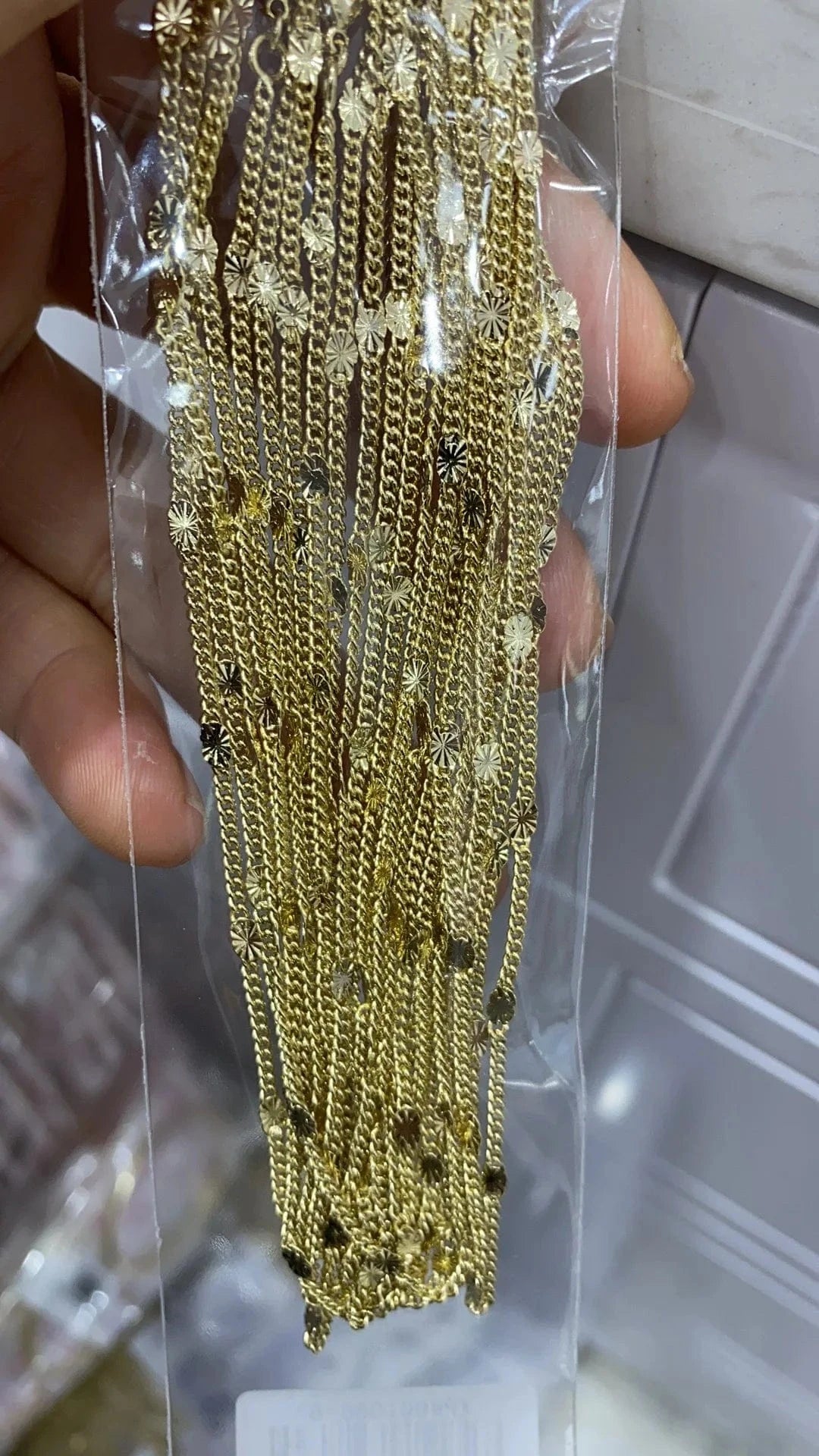 Xuping Cheap Wholesale14k Gold Plated Personality 55cm Envelope Americas Hot Selling cuban Chain Necklace with free shipping