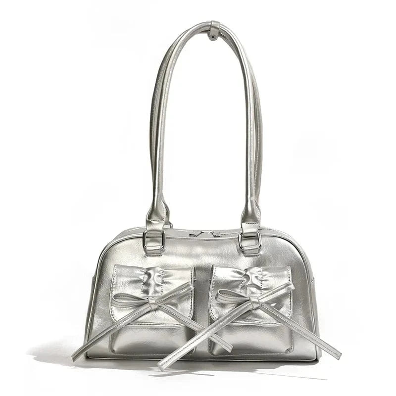 Y2K Fashion Underarm Shoulder Bags Vegan Leather Bag Female Luxury Women's Handbags and Purses 2024