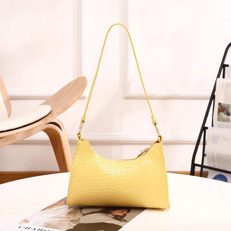 Yellow / S HOBO Underarm Bag Cross-border Women's Handbag Women Wholesale Armpit Portable Designer Bags Shoulder Bag Ladies Handbag