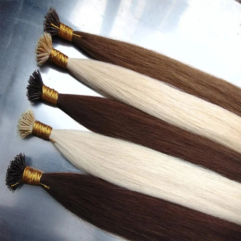 Yishu Hair products factory pure Remy human hair Microring hair extension 22inch