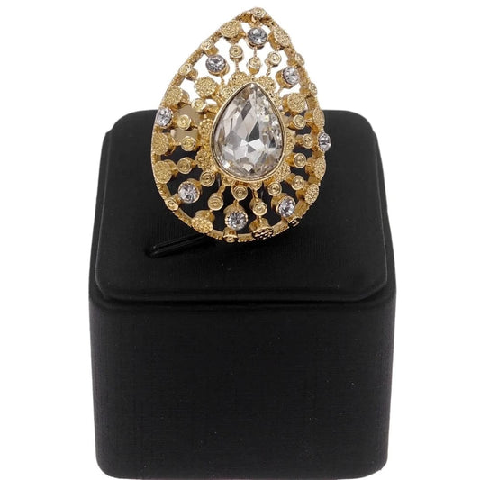Yulail Alloy Gold Plated African ladies sample fashion rings for women 2024