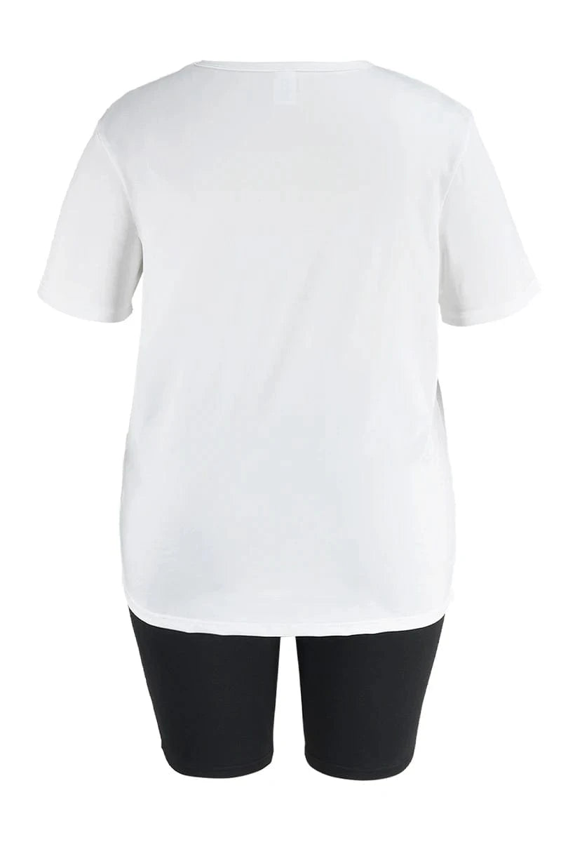Z182578 2024 custom logo Summer Casual print T-shirt long pant mardi gras 2024 print long two-piece shirt and pants for women