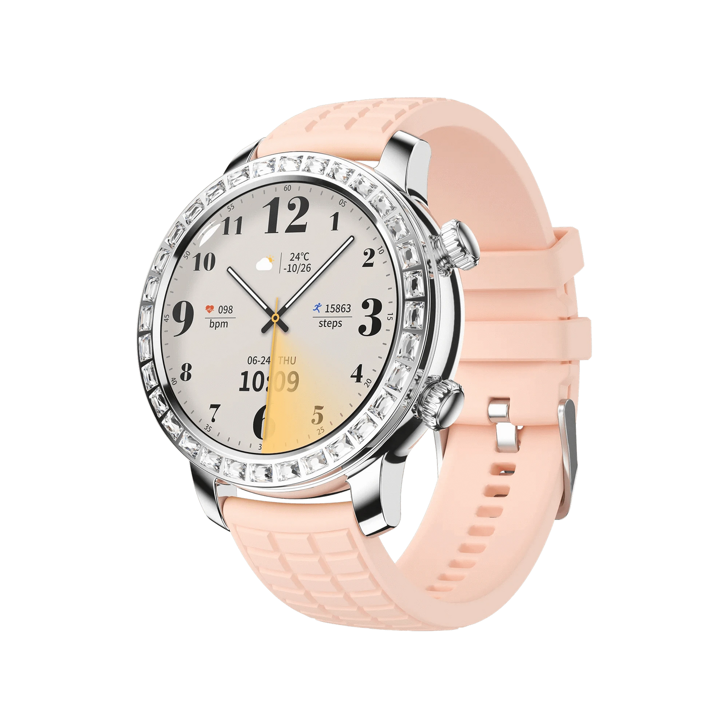 Z95 pink / CHINA Z95 Mini Women Smart Watch 1.3inch AMOLED Large Screen Bluetooth Call Fashion Lady Wristwatch Sport Fitness Tracker Smartwatch