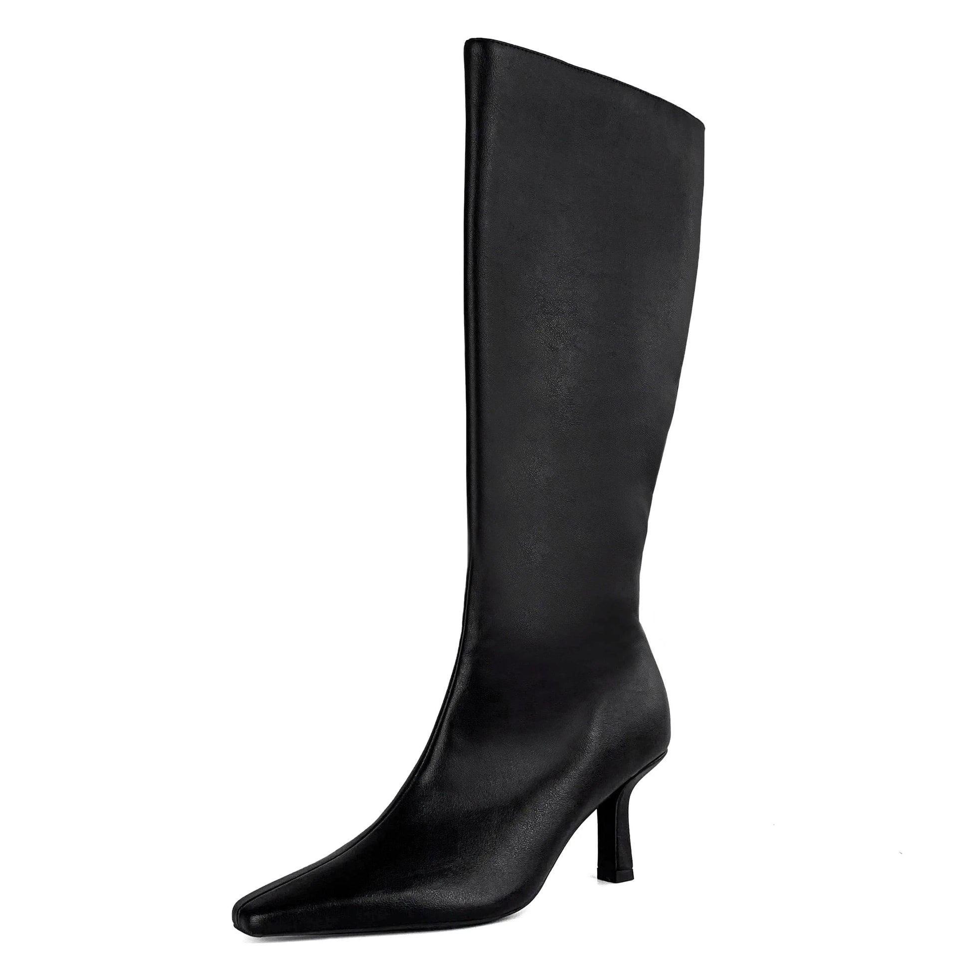 ZAZB Autumn and winter high tube Knee Boots high heel leather Knight boots