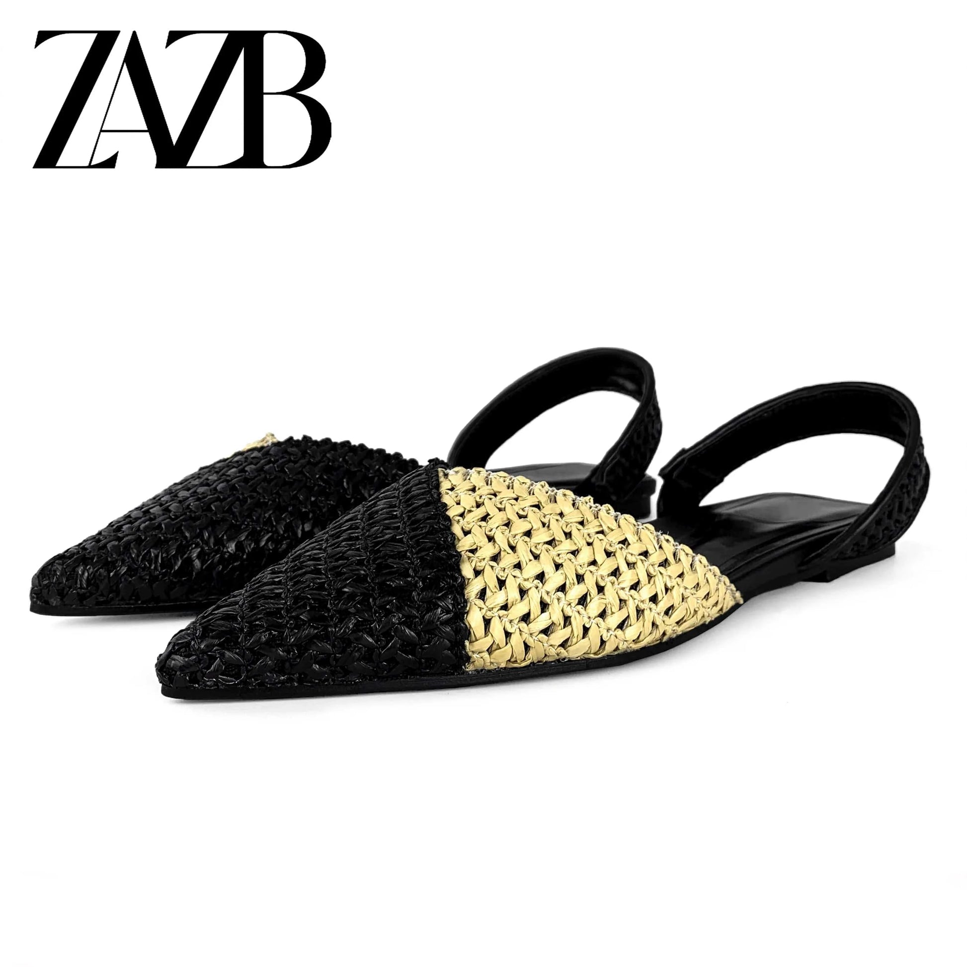 ZAZB brand custom leather for women sandals Woven hemp rope wedding bride ladies and chaussures pour femmes