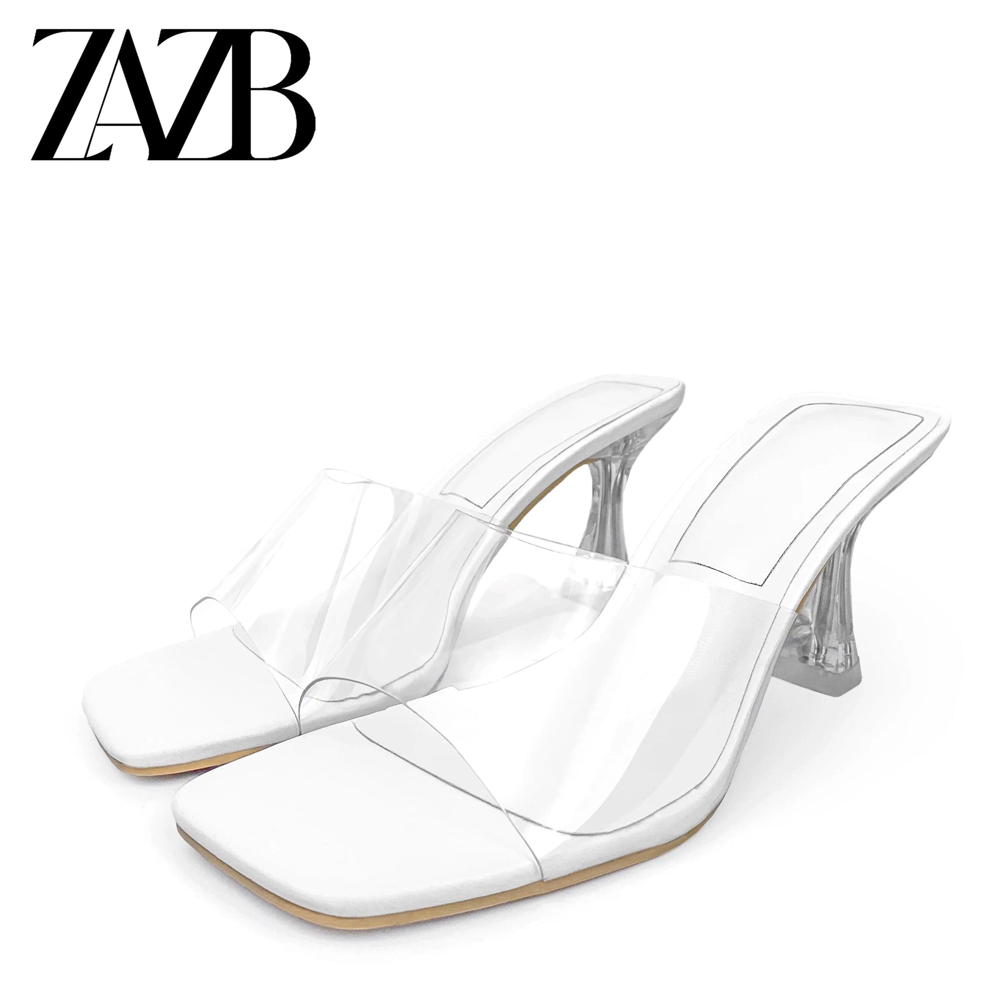 ZAZB brand Custom leather high heels shoes for women sandals and ladies femmes wedding bride chaussures pour femmes