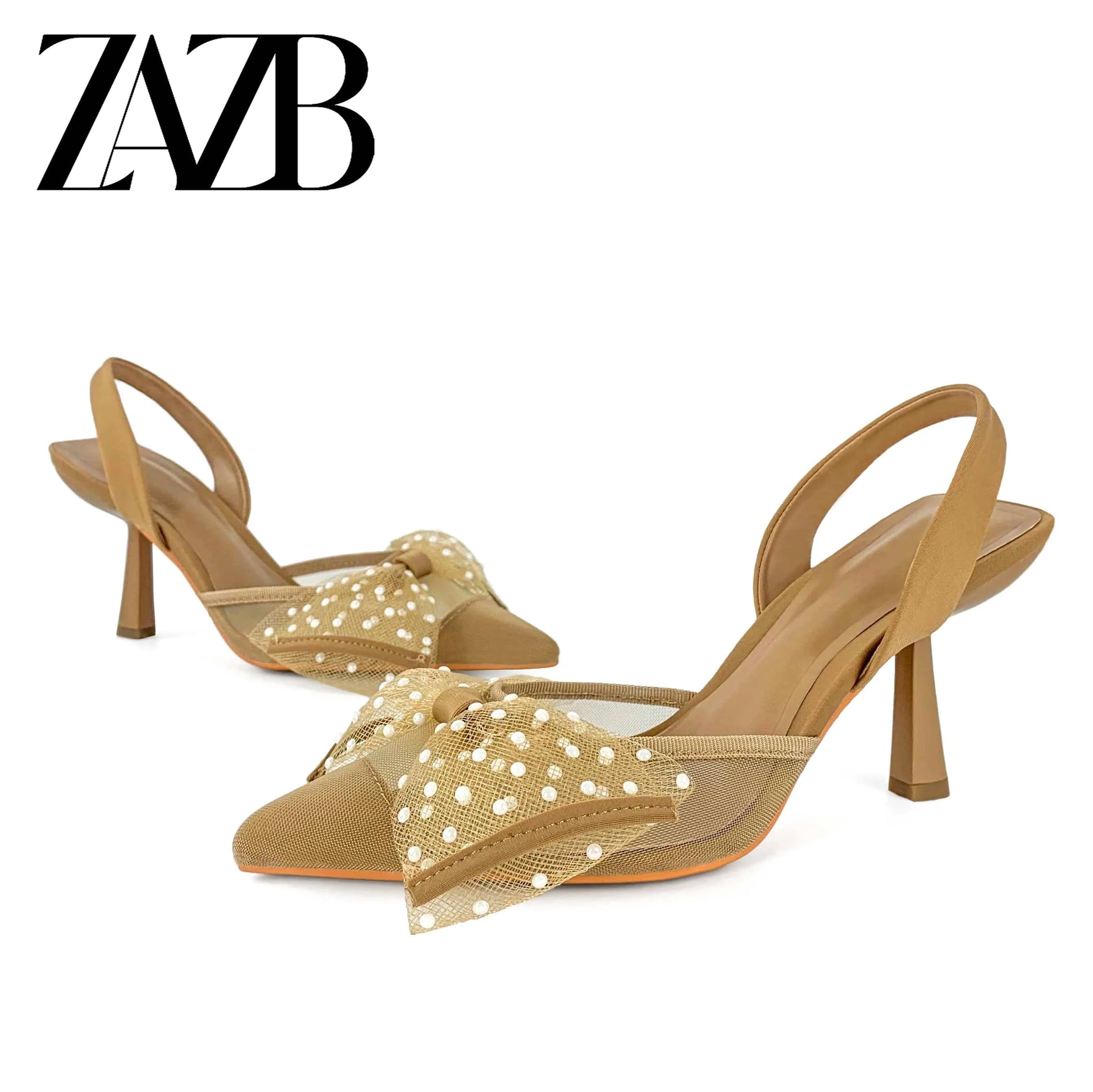 ZAZB brand custom leather high heels shoes for women sandals bowknot wedding bride elegant ladies and chaussures pour femmes