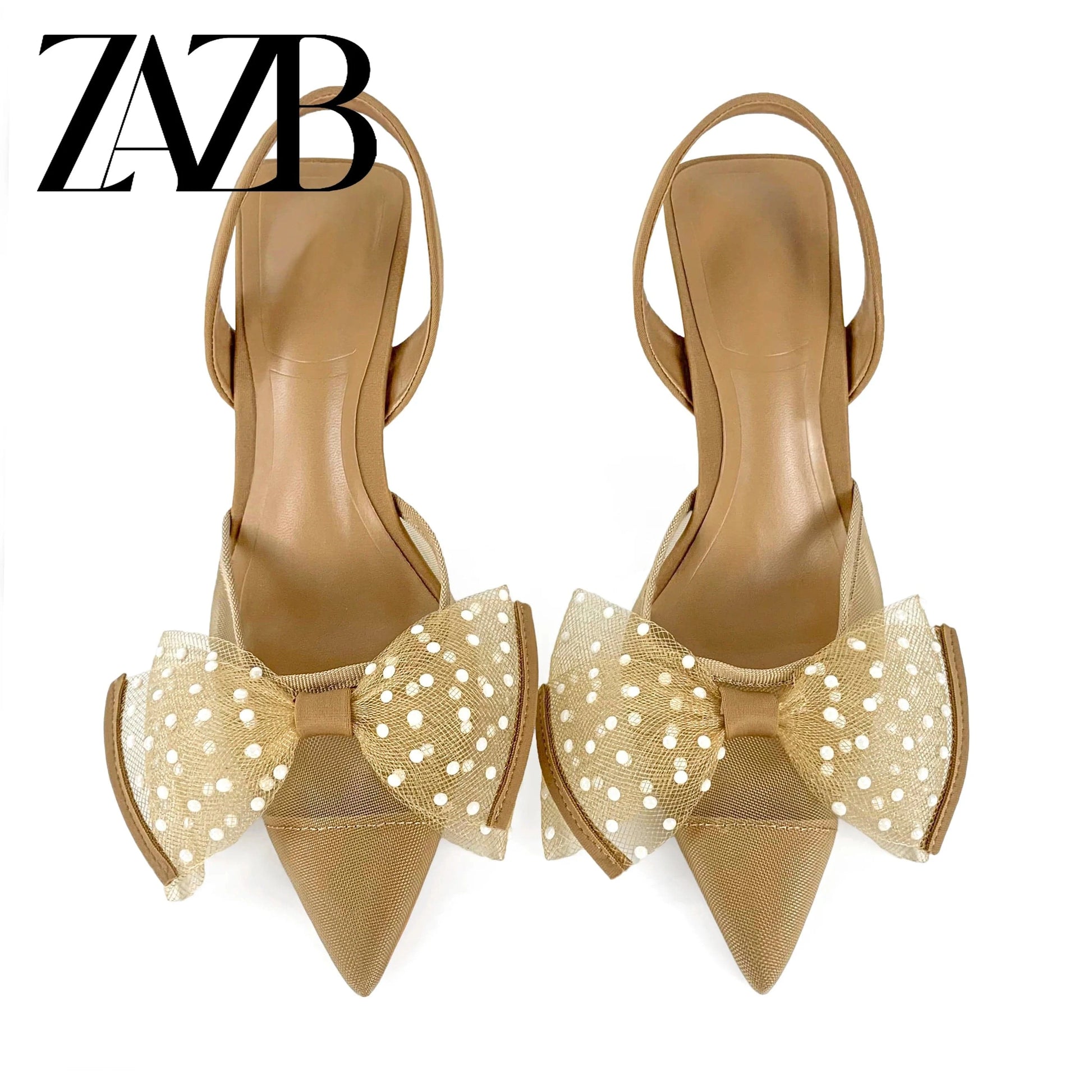 ZAZB brand custom leather high heels shoes for women sandals bowknot wedding bride elegant ladies and chaussures pour femmes