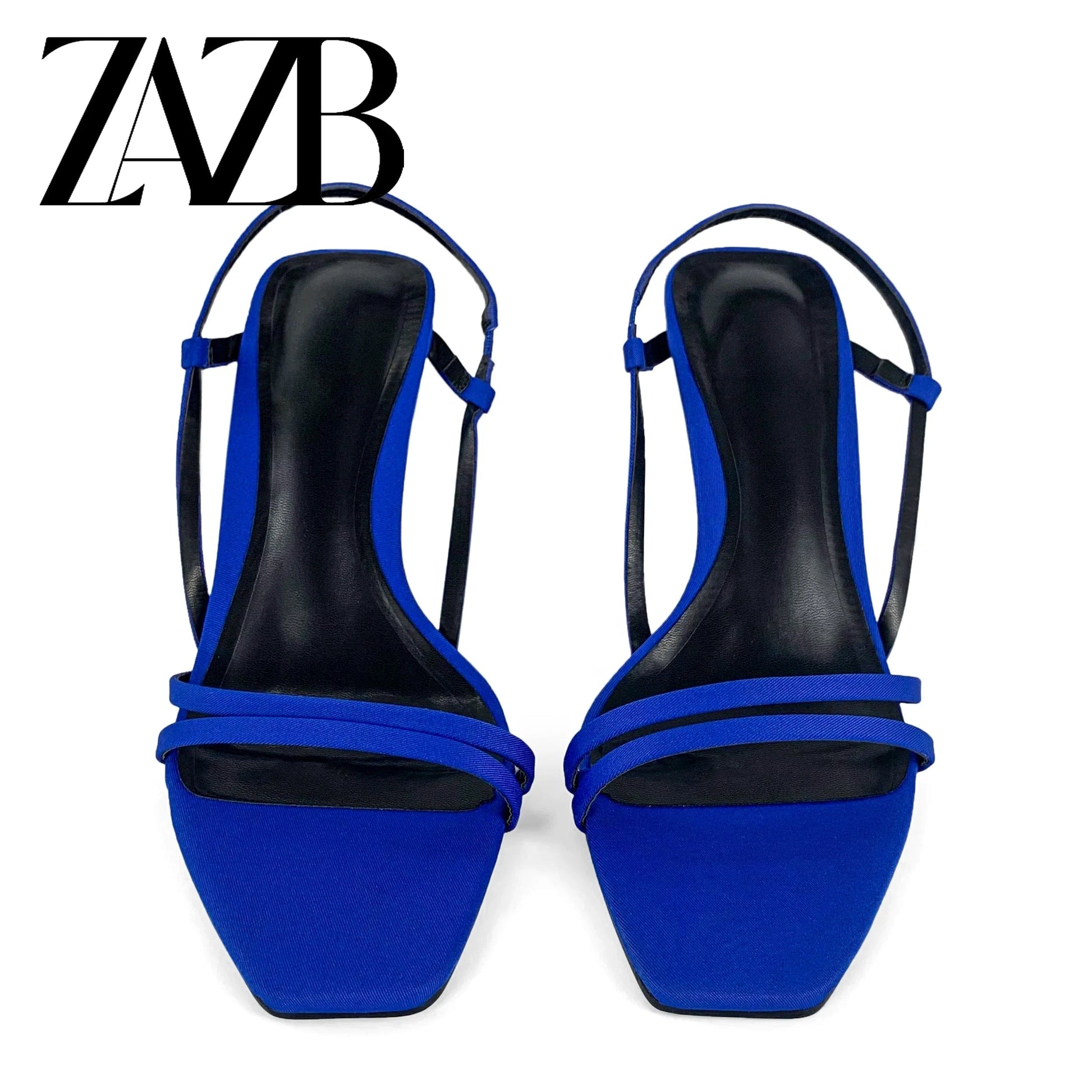 ZAZB brand custom leather high heels shoes for women sandals Slim sexy wedding bride elegant ladies and chaussures pour femmes