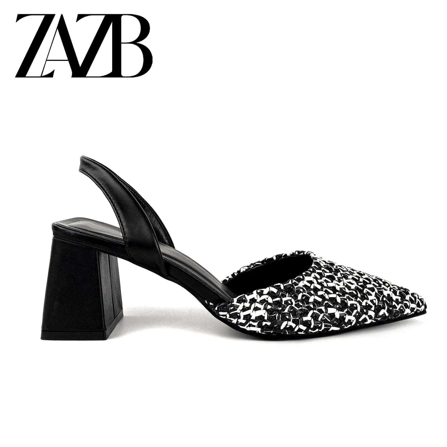 ZAZB brand custom leather high heels shoes for women sandals Woven hemp rope wedding bride ladies and chaussures pour femmes