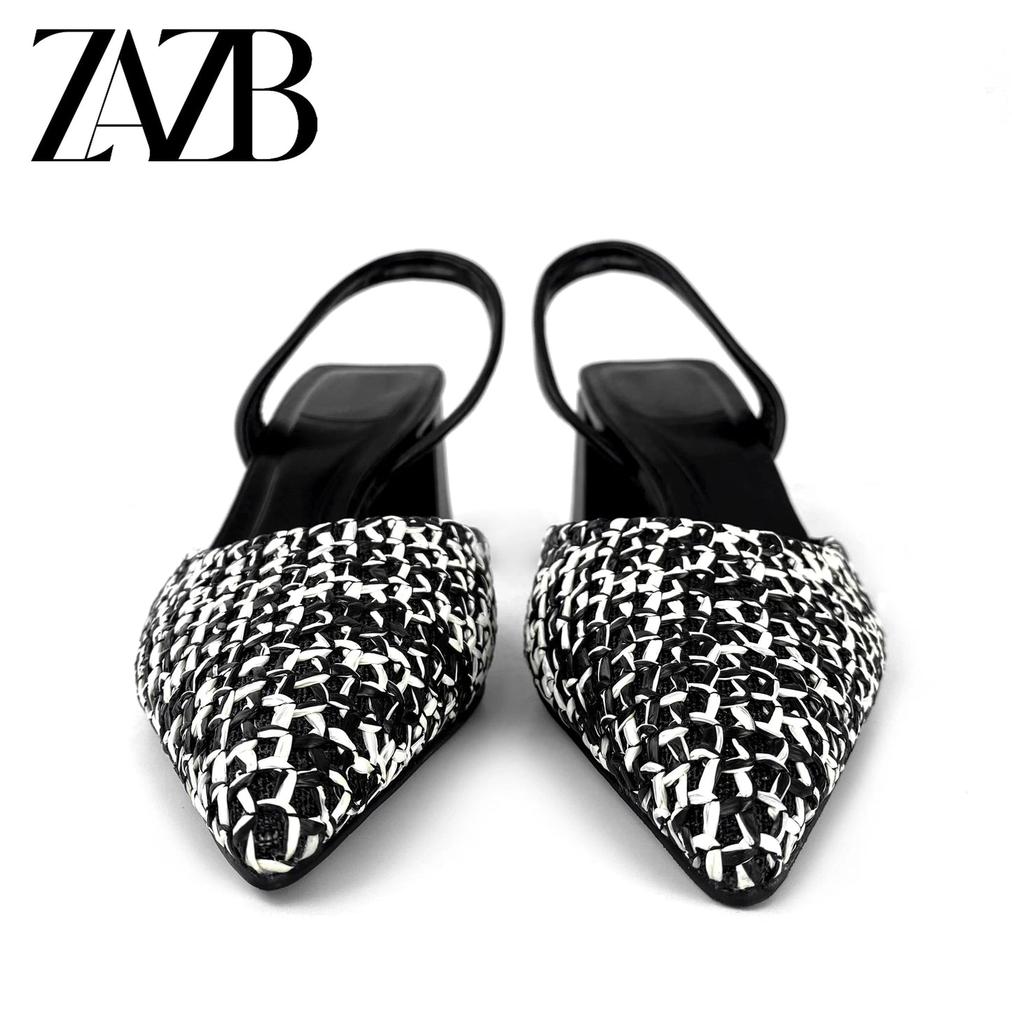ZAZB brand custom leather high heels shoes for women sandals Woven hemp rope wedding bride ladies and chaussures pour femmes