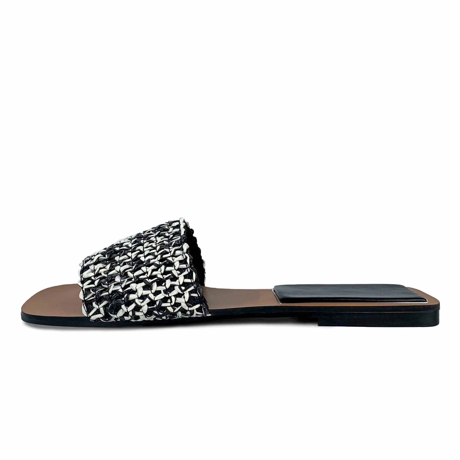 ZAZB brand Custom women flat shoes ladies shoes and sandals for mules luxury slippers Hemp rope weaving chaussures pour femmes