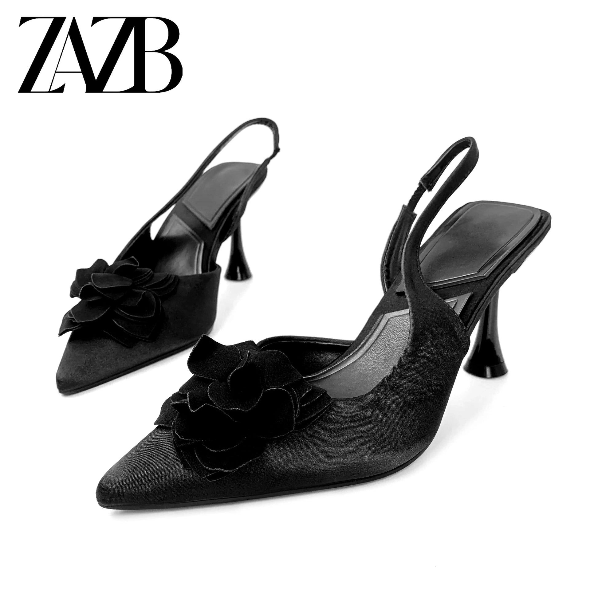 ZAZB Brand Customized Leather High Heels with Transparent Design Women's Sandals Wedding Bride Women's and Women's Dress