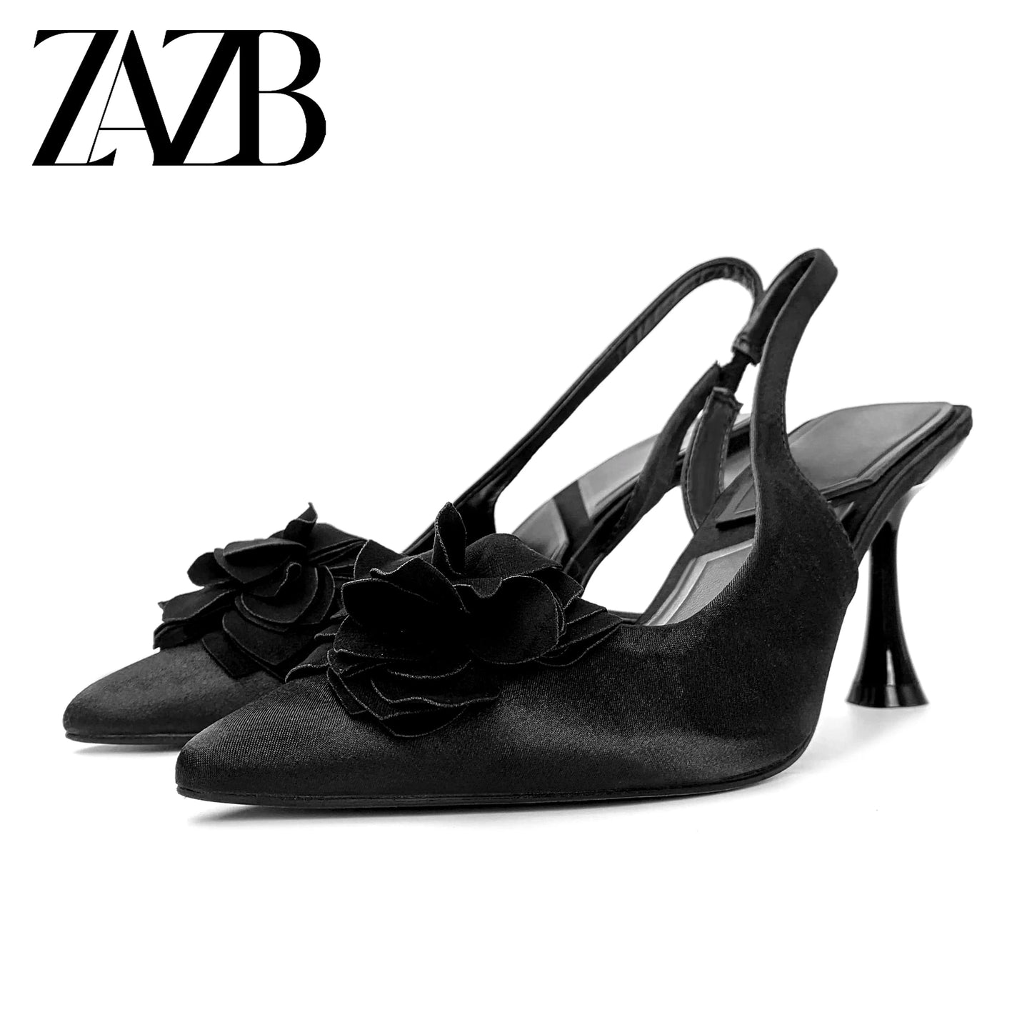 ZAZB Brand Customized Leather High Heels with Transparent Design Women's Sandals Wedding Bride Women's and Women's Dress