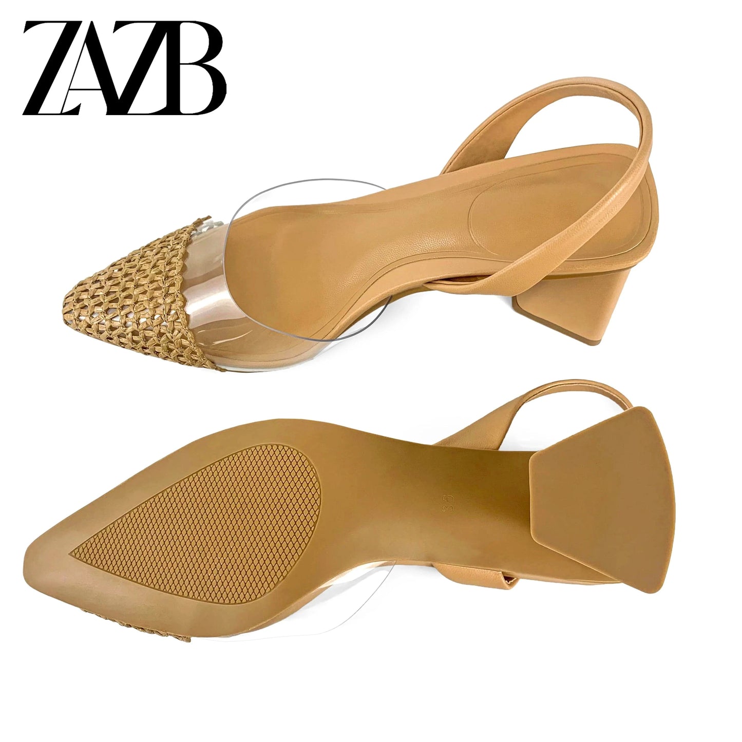ZAZB Brand Customized Leather High Heels Women's Sandals Wedding Bride Elegant Women's and Women's Dress