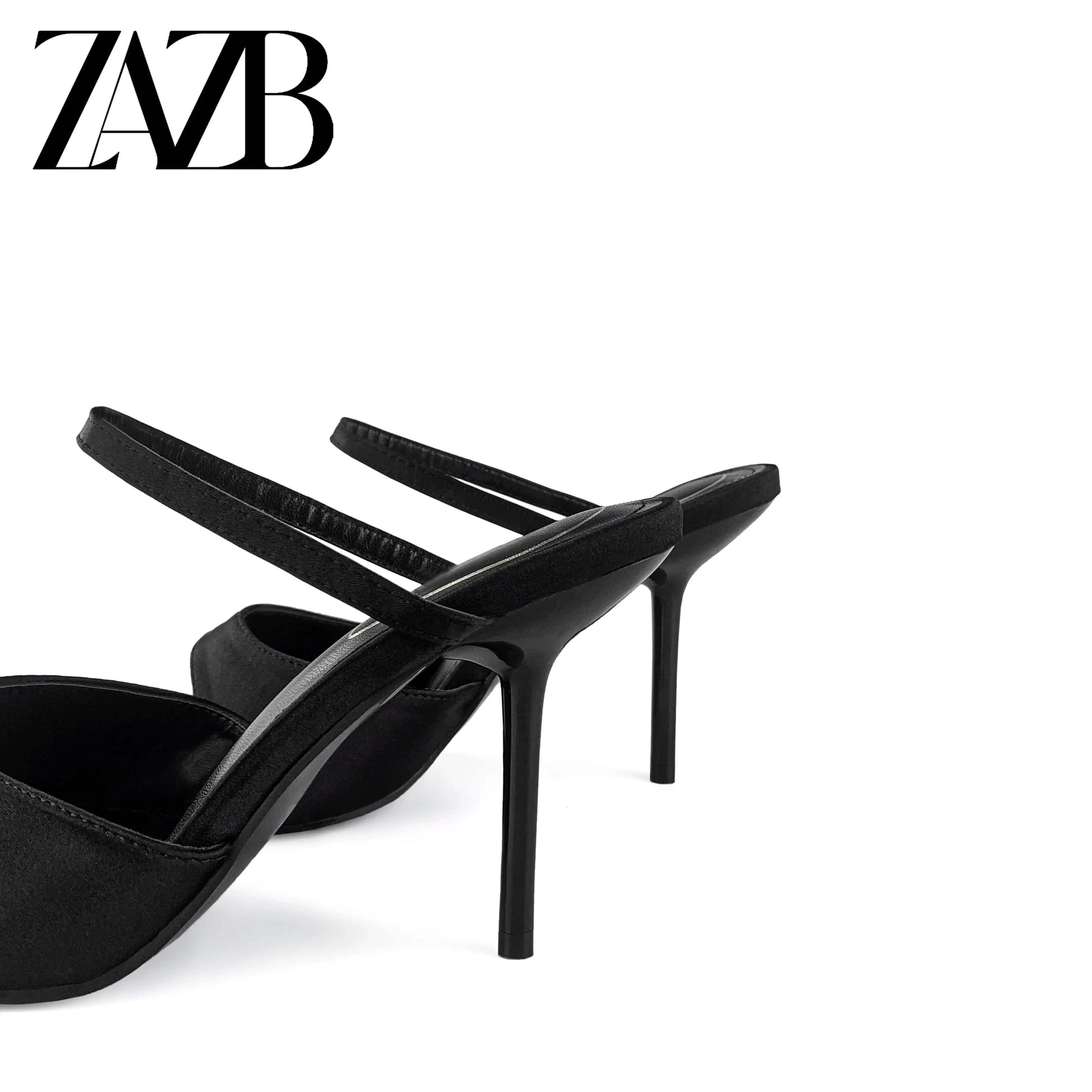 ZAZB Brand Customized Leather High Heels Women's Slippers Luxury Slippers Wedding Bride Women's and Women's Dress